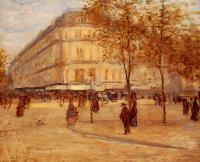 Jean Francois Raffaelli - Place Du Theature Francais, Paris